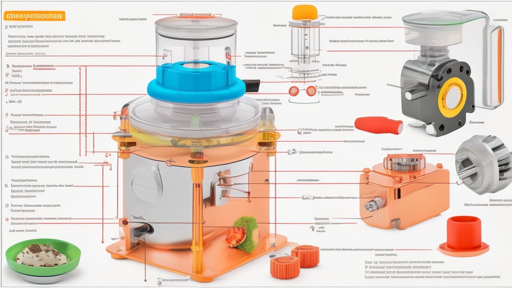 500W robotgép motor belső felépítése metszeti ábrával műszaki specifikációkkal