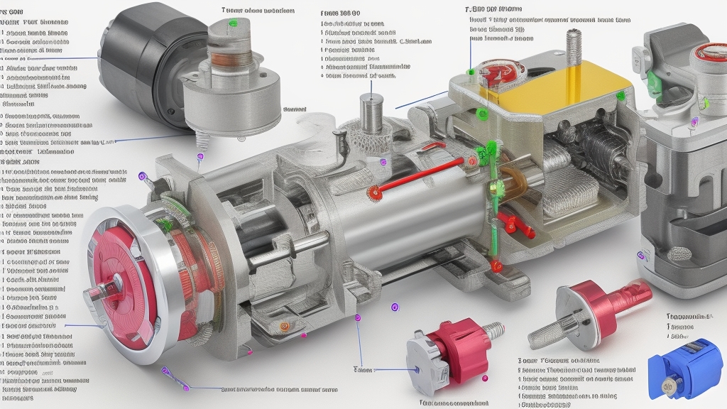 Három különböző teljesítményű motor keresztmetszeti rajza részletes alkatrész jelölésekkel